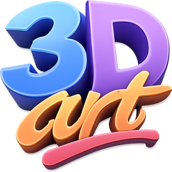 3d art বাংলাদেশের গেমিং লোগো